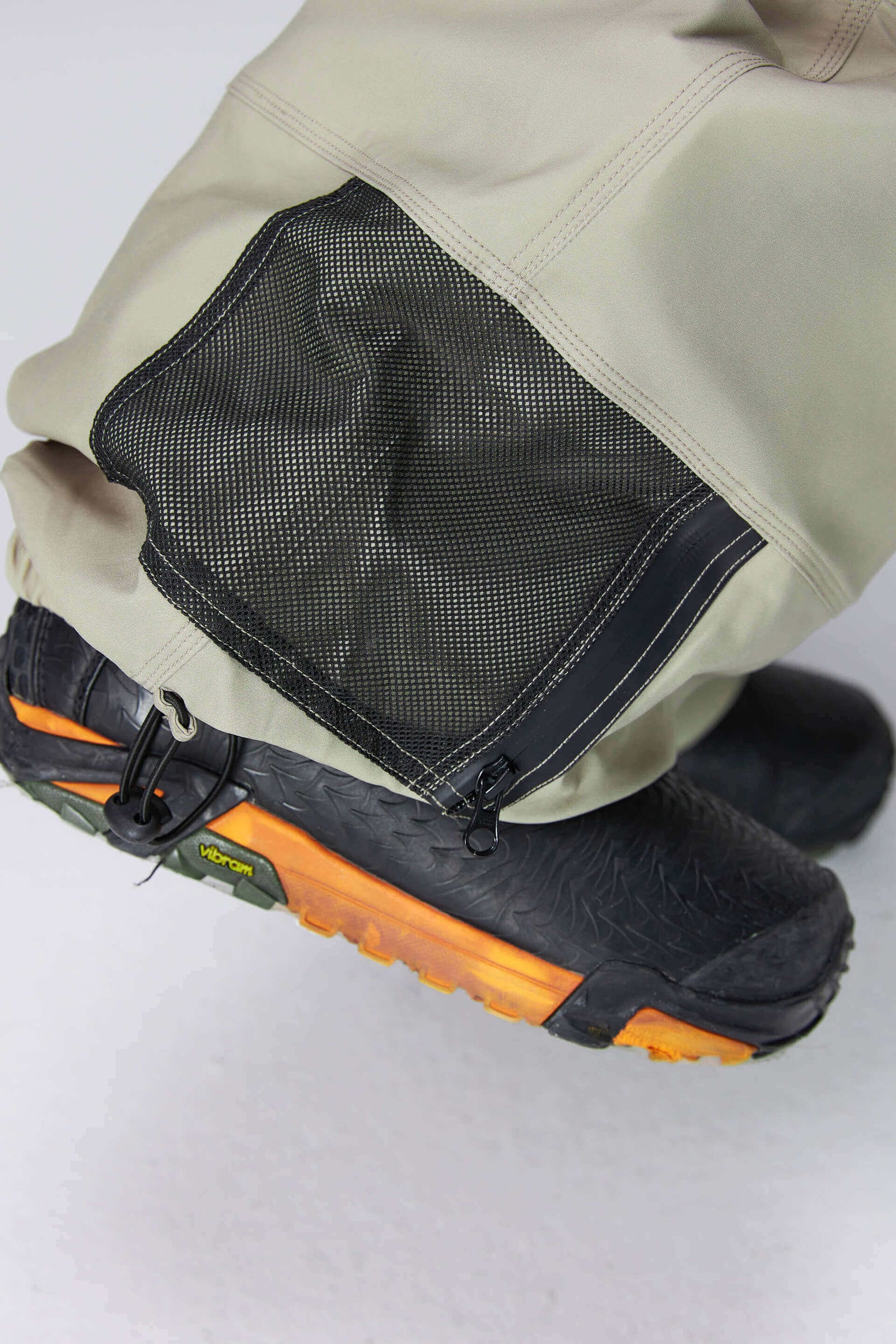 Unisex Baggy Snow Pants (Black Berry/ Light Avocado Green)