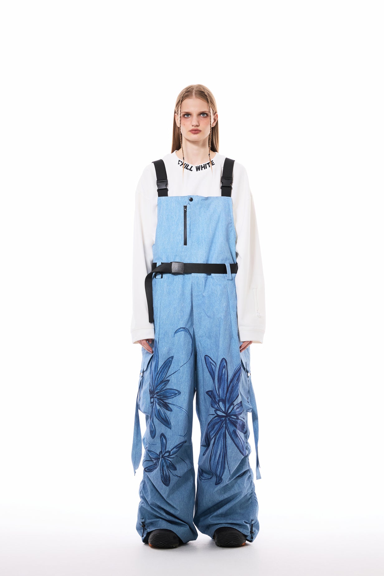 Graffiti Flower Snow Overalls