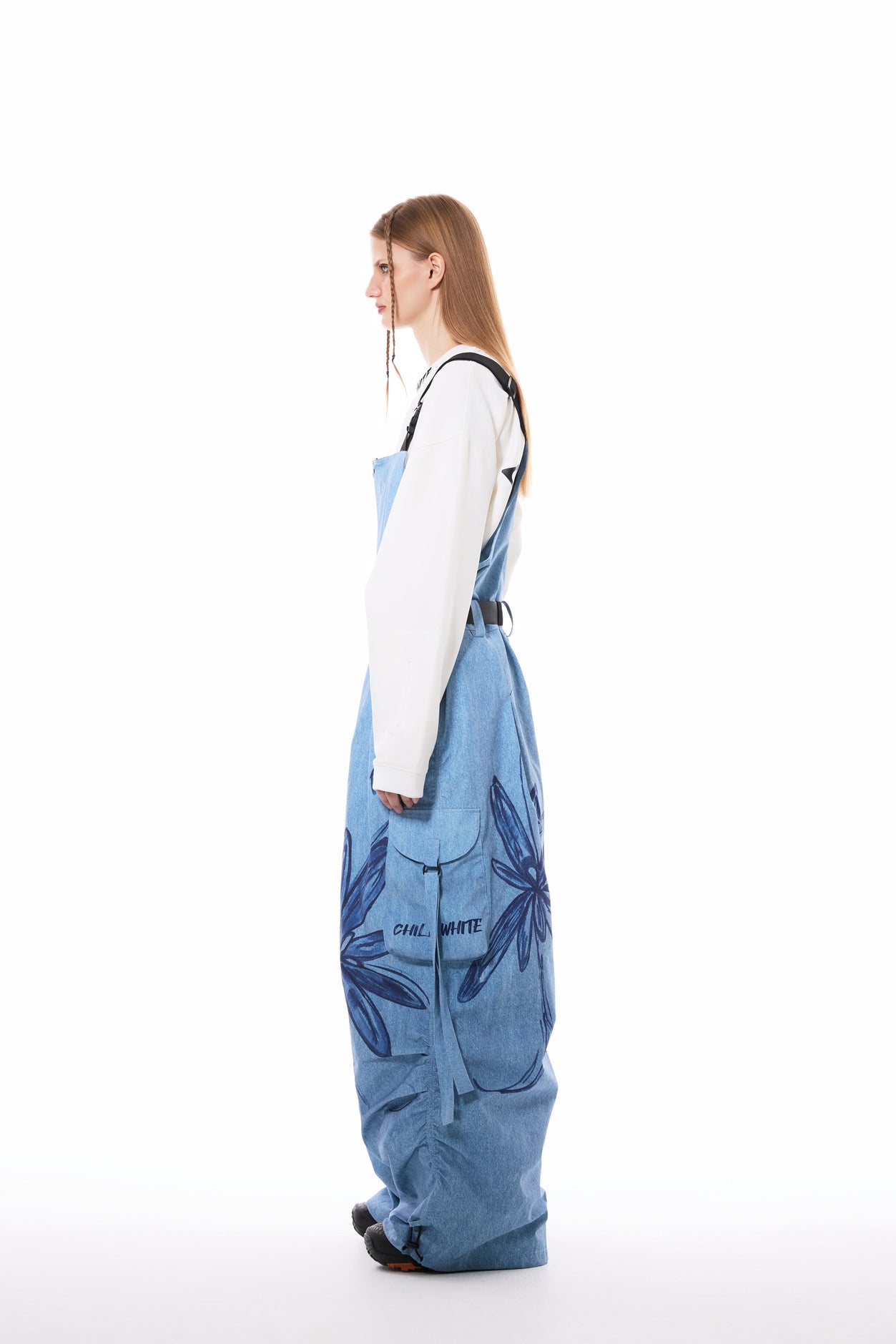 Graffiti Flower Snow Overalls