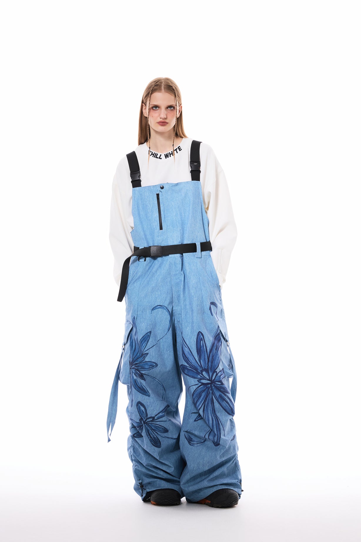 Graffiti Flower Snow Overalls