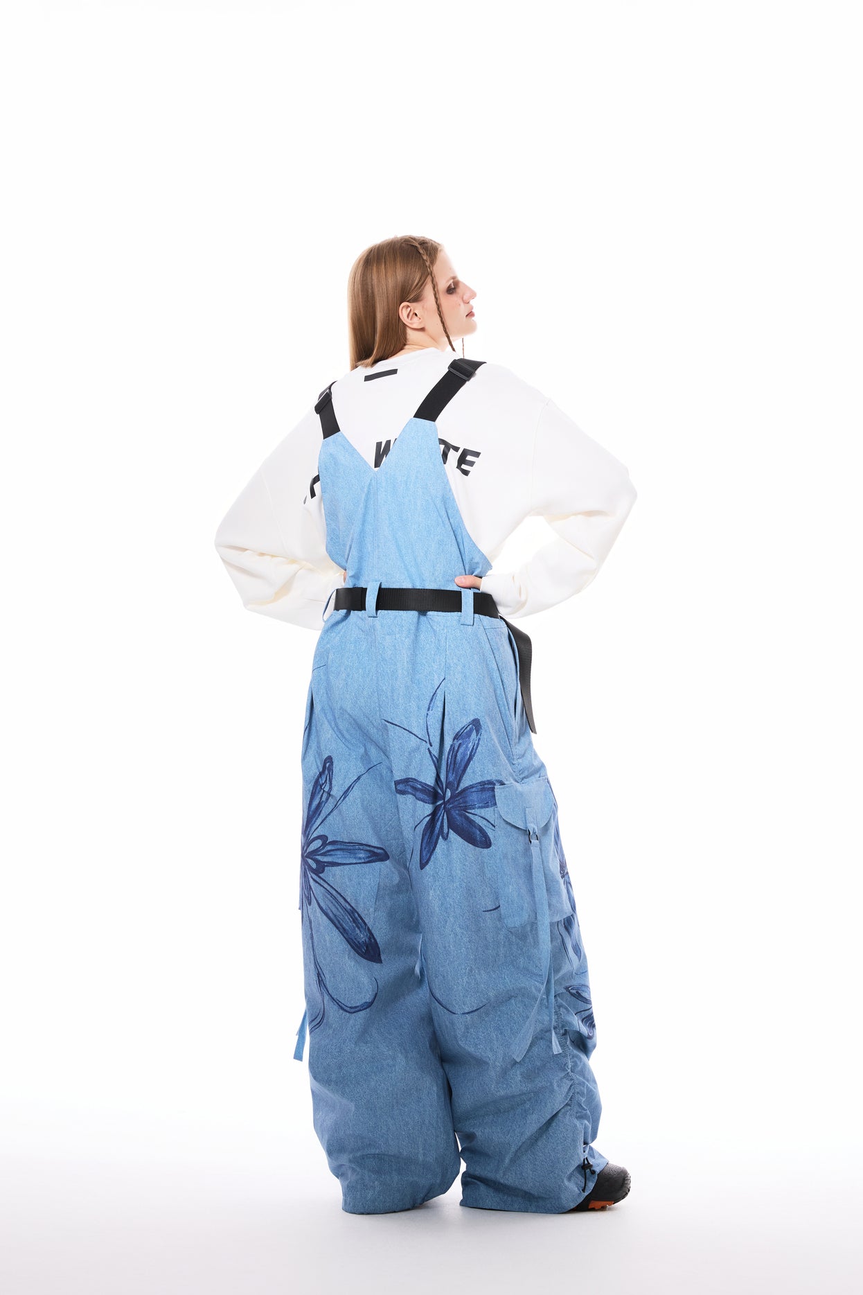 Graffiti Flower Snow Overalls