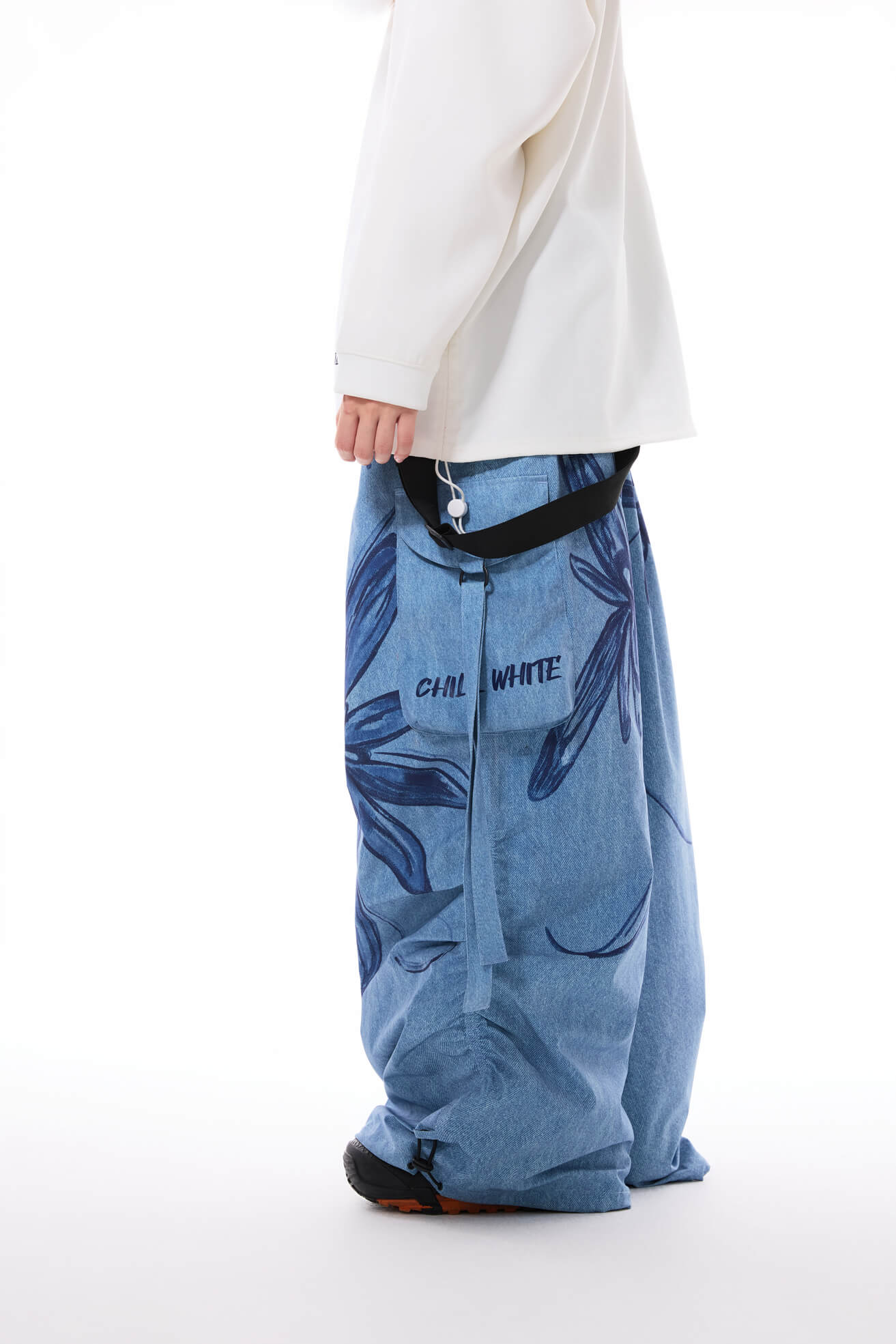 Graffiti Flower Snow Overalls