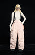 Women's Leopard Print Snow Jacket & Pants Set