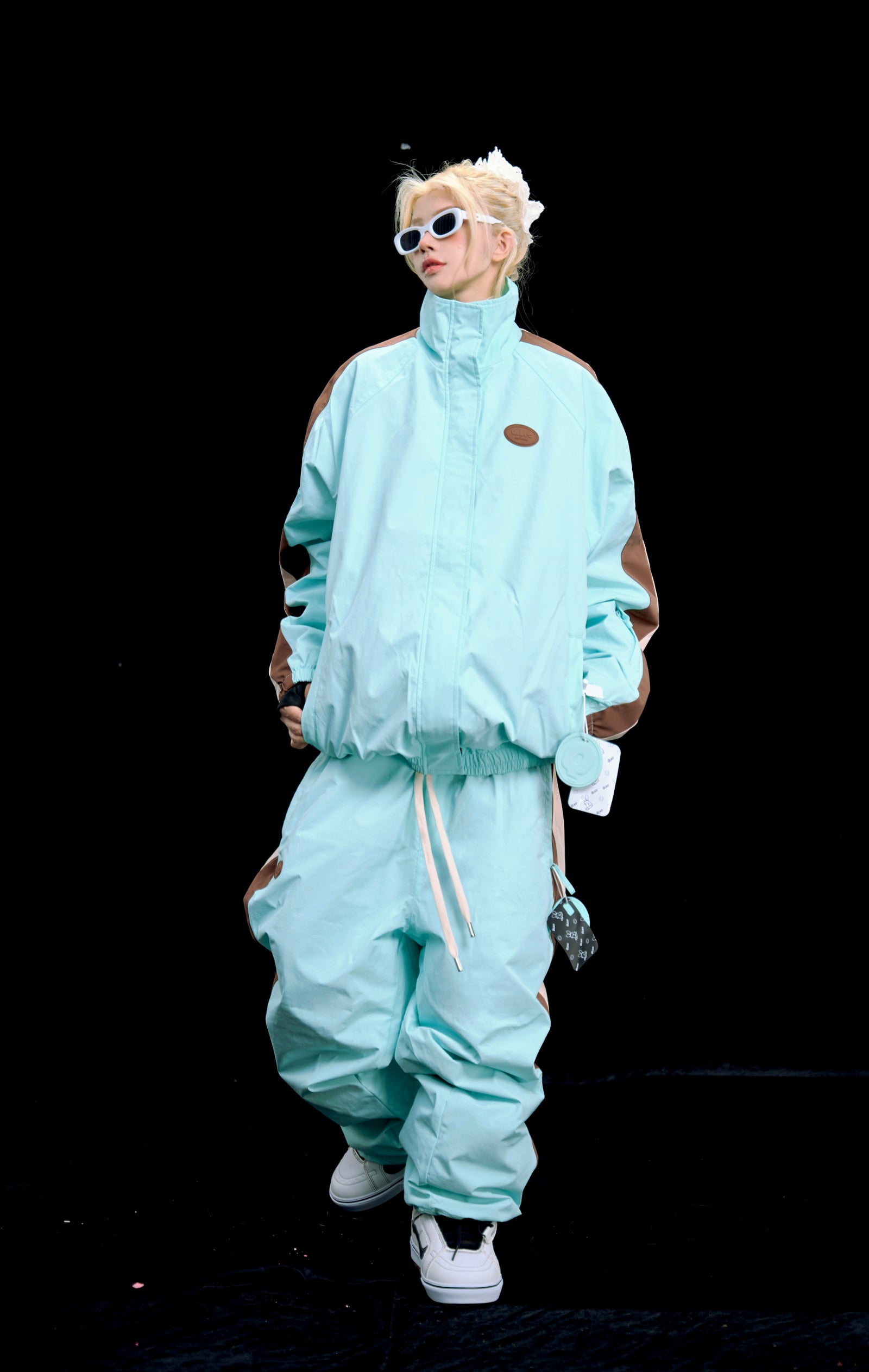 Unisex Tiffany Blue Snow Jacket & Pants Set