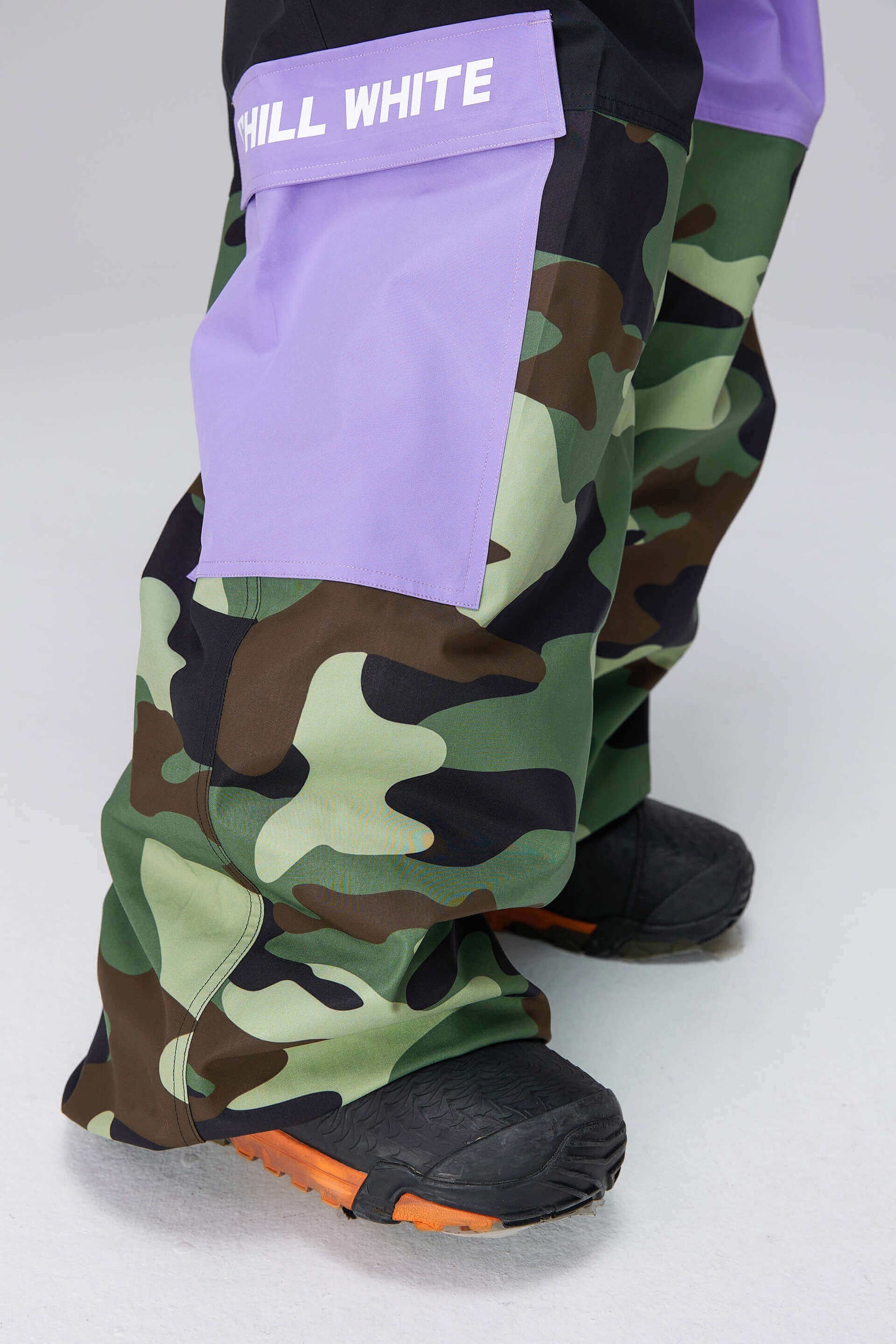 Unisex Patched Design Snow Pants