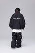 Unisex Dark Night Black Snow Pullover & Pants