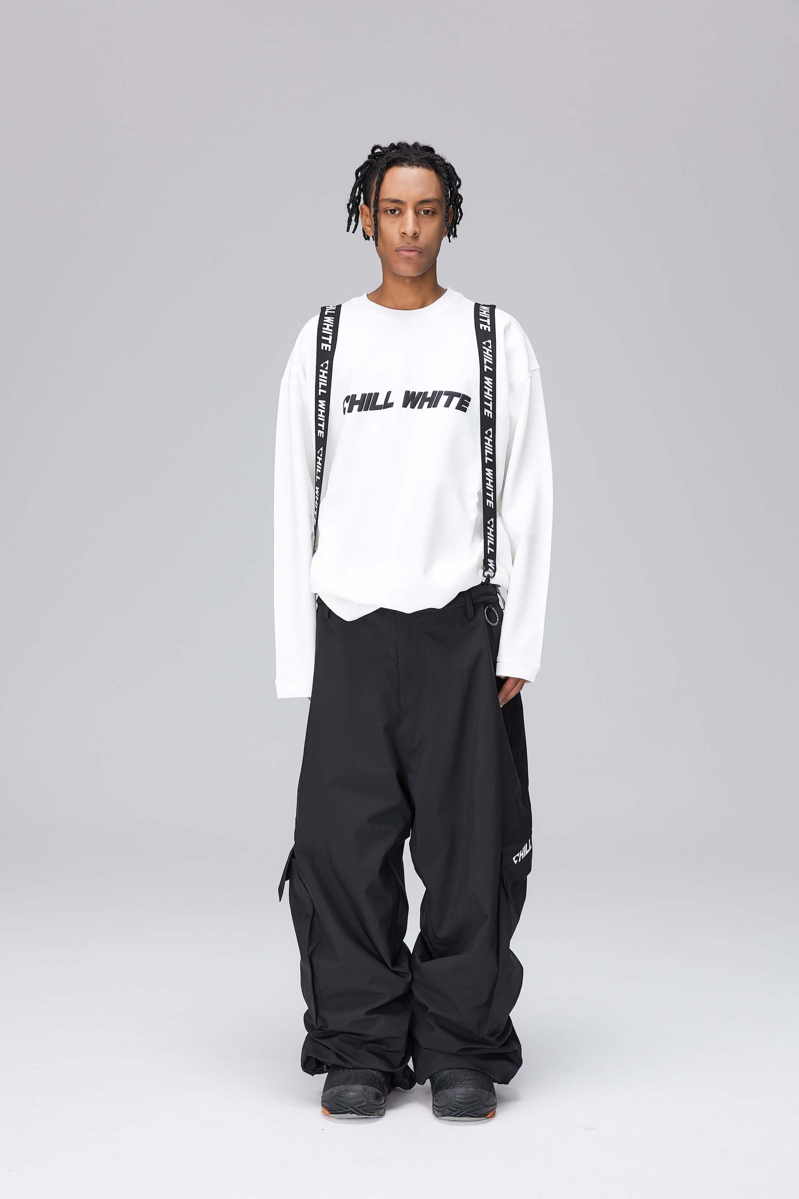 Unisex Dark Night Black Snow Pullover & Pants