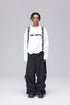 Unisex Dark Night Black Snow Pullover & Pants
