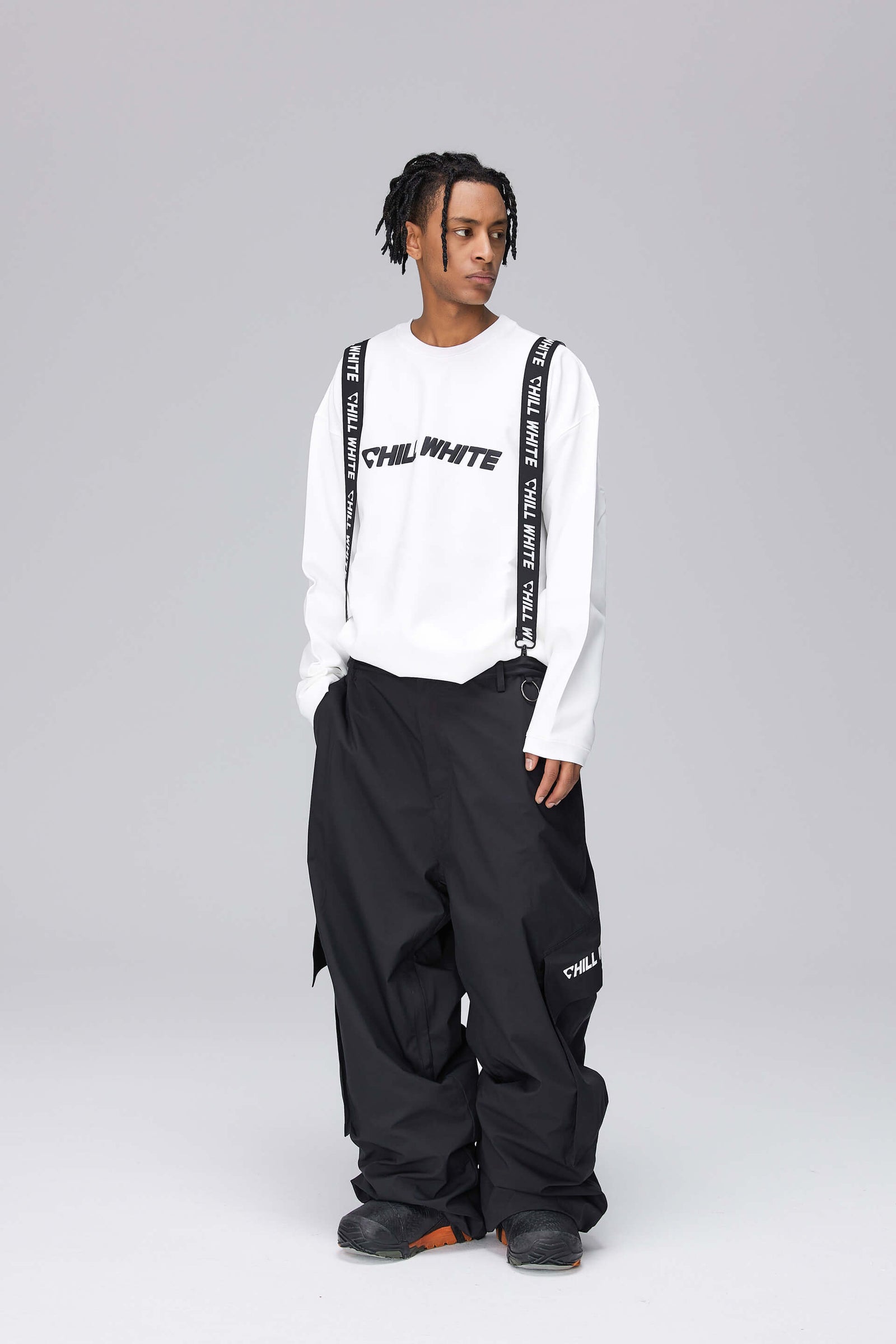 Unisex Dark Night Black Snow Pullover & Pants