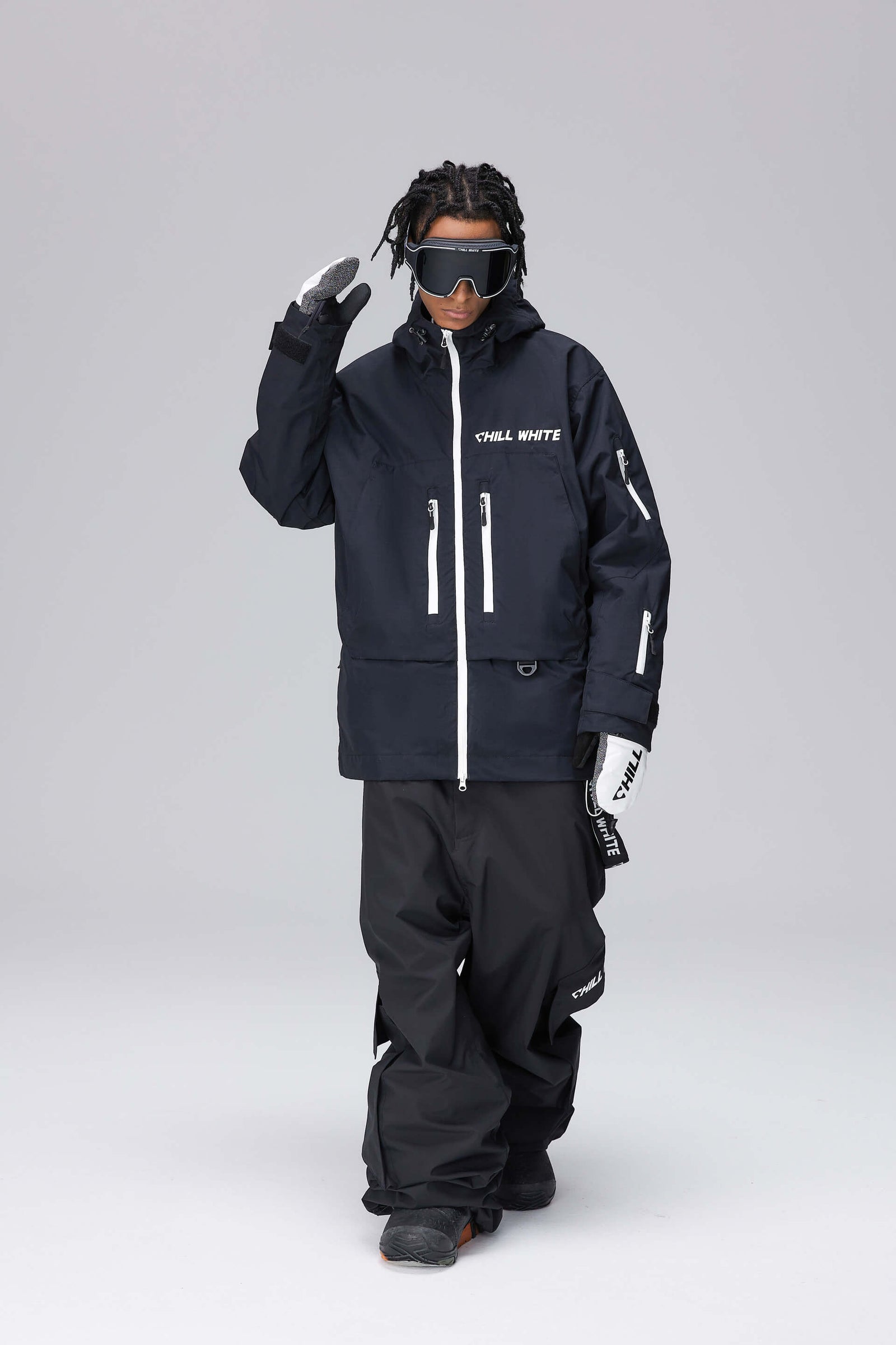 Unisex Midnight Navy Snow Jacket