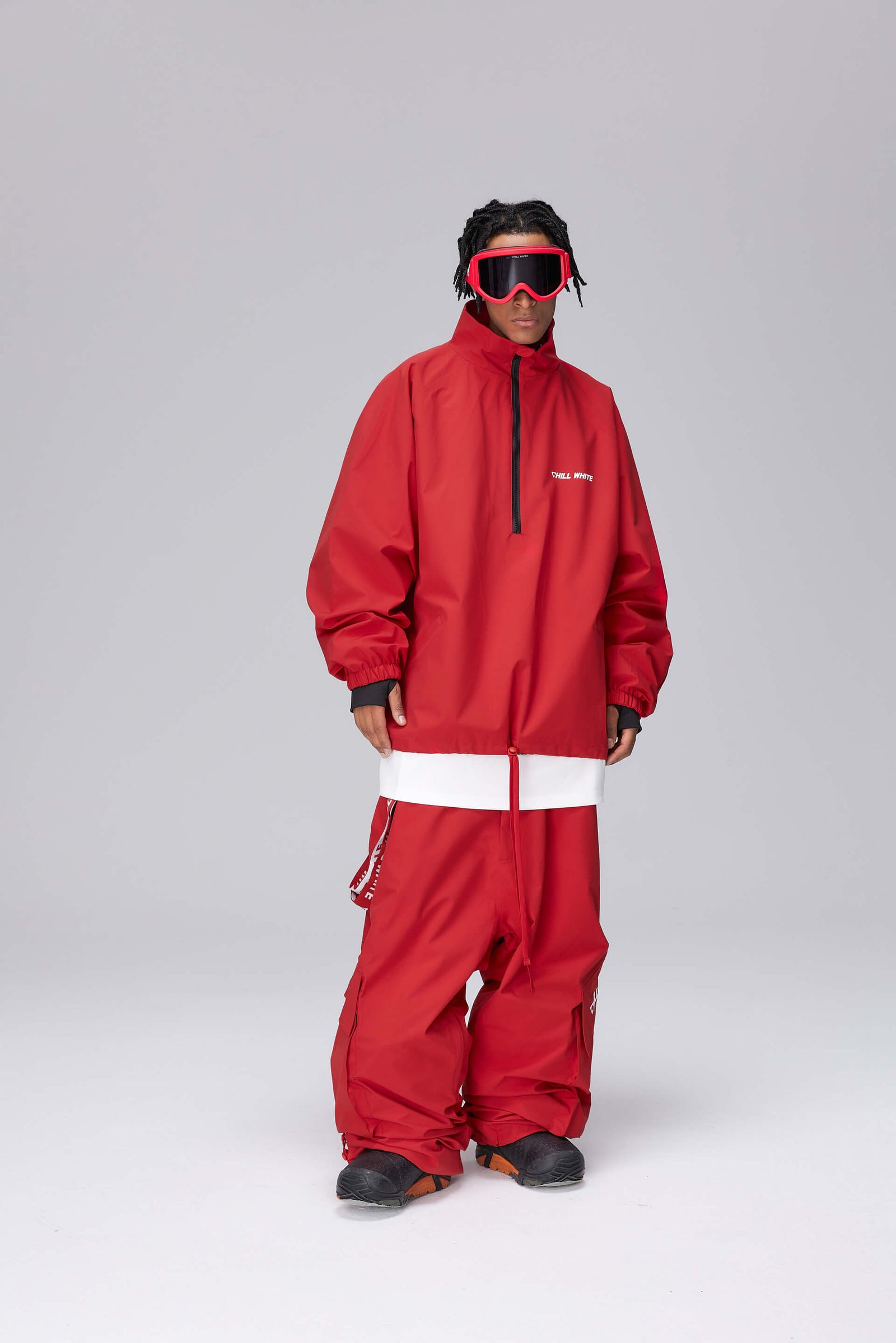 Unisex Turbo Red Snow Jacket & Pants