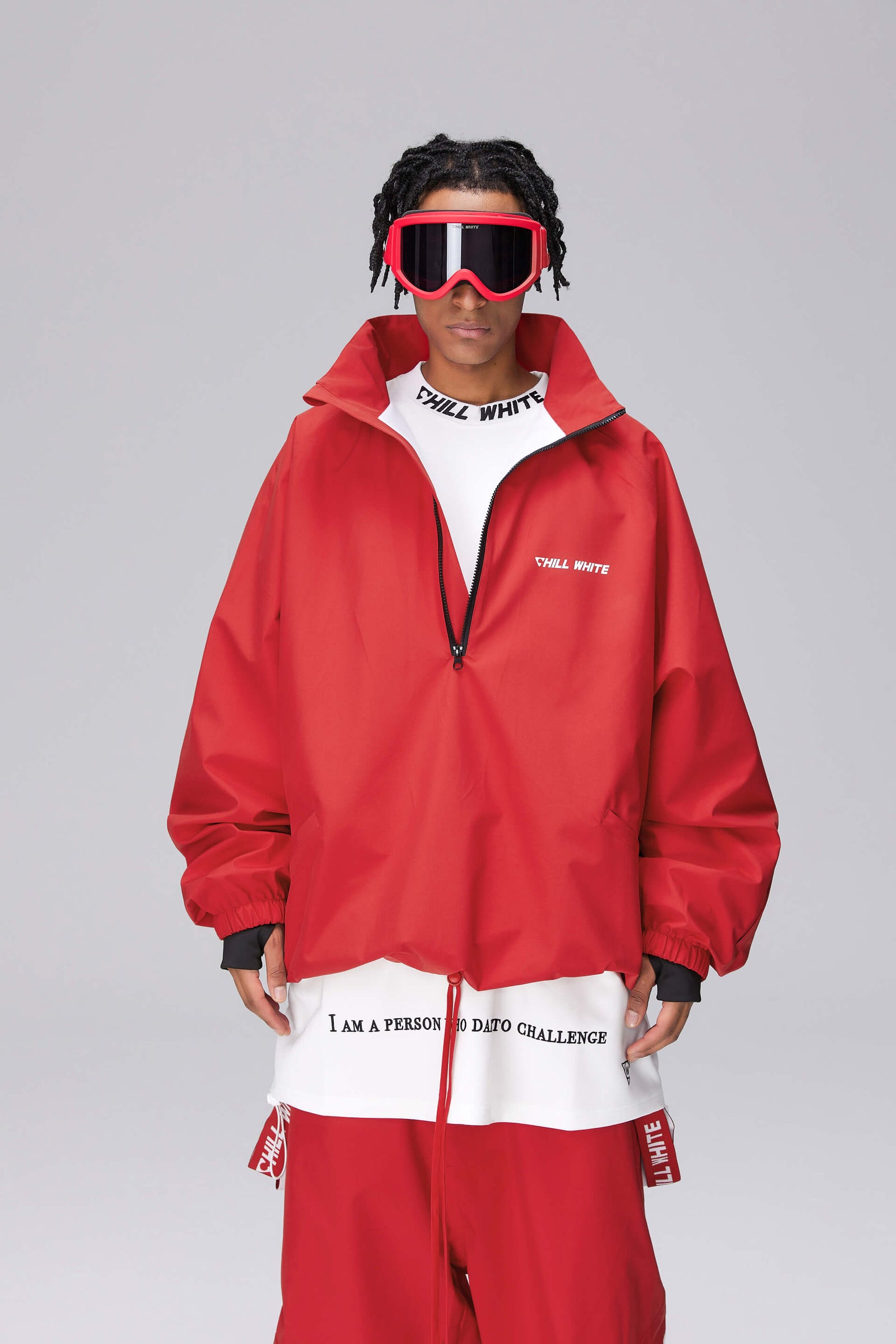 Unisex Turbo Red Snow Jacket & Pants