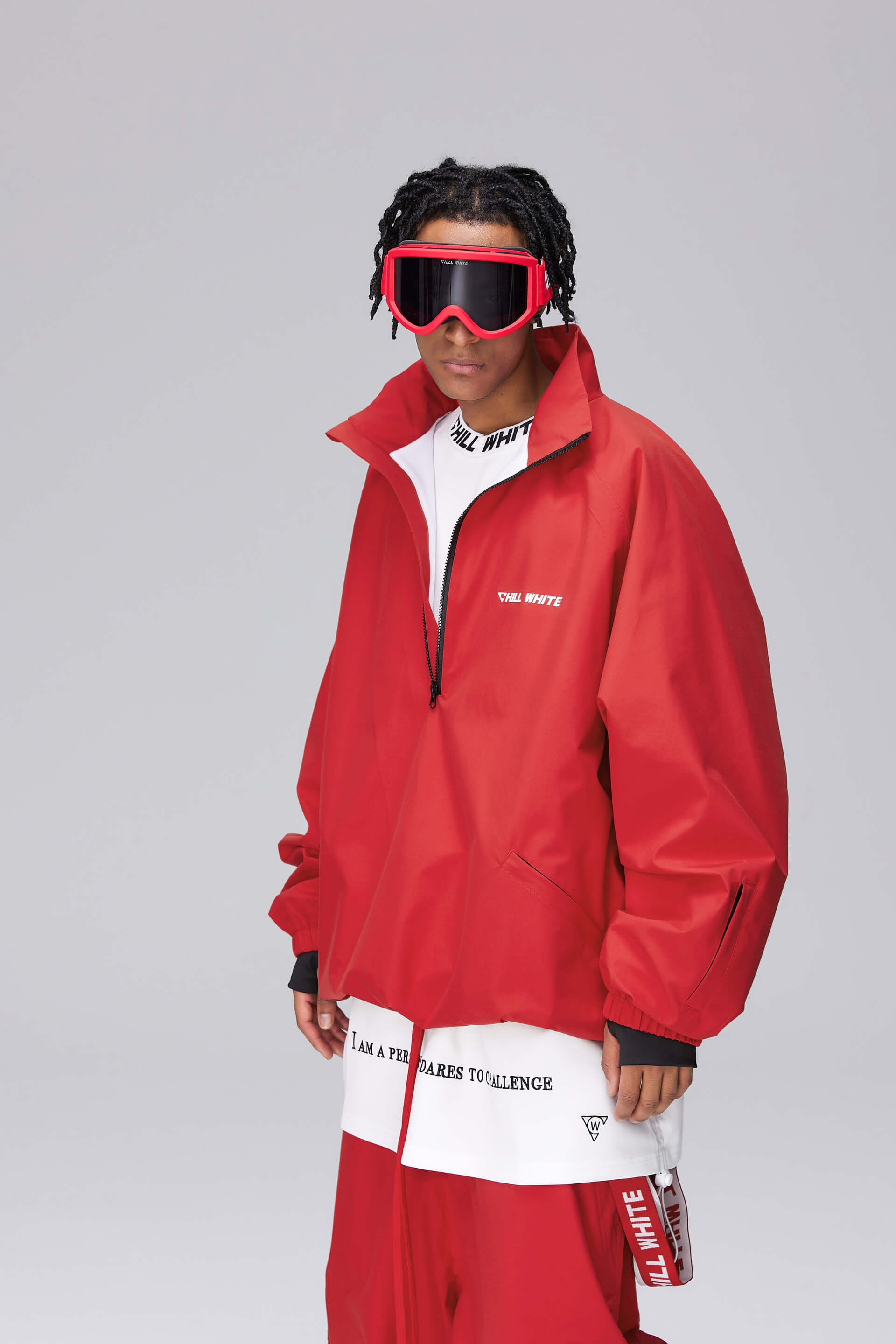 Unisex Turbo Red Snow Jacket & Pants