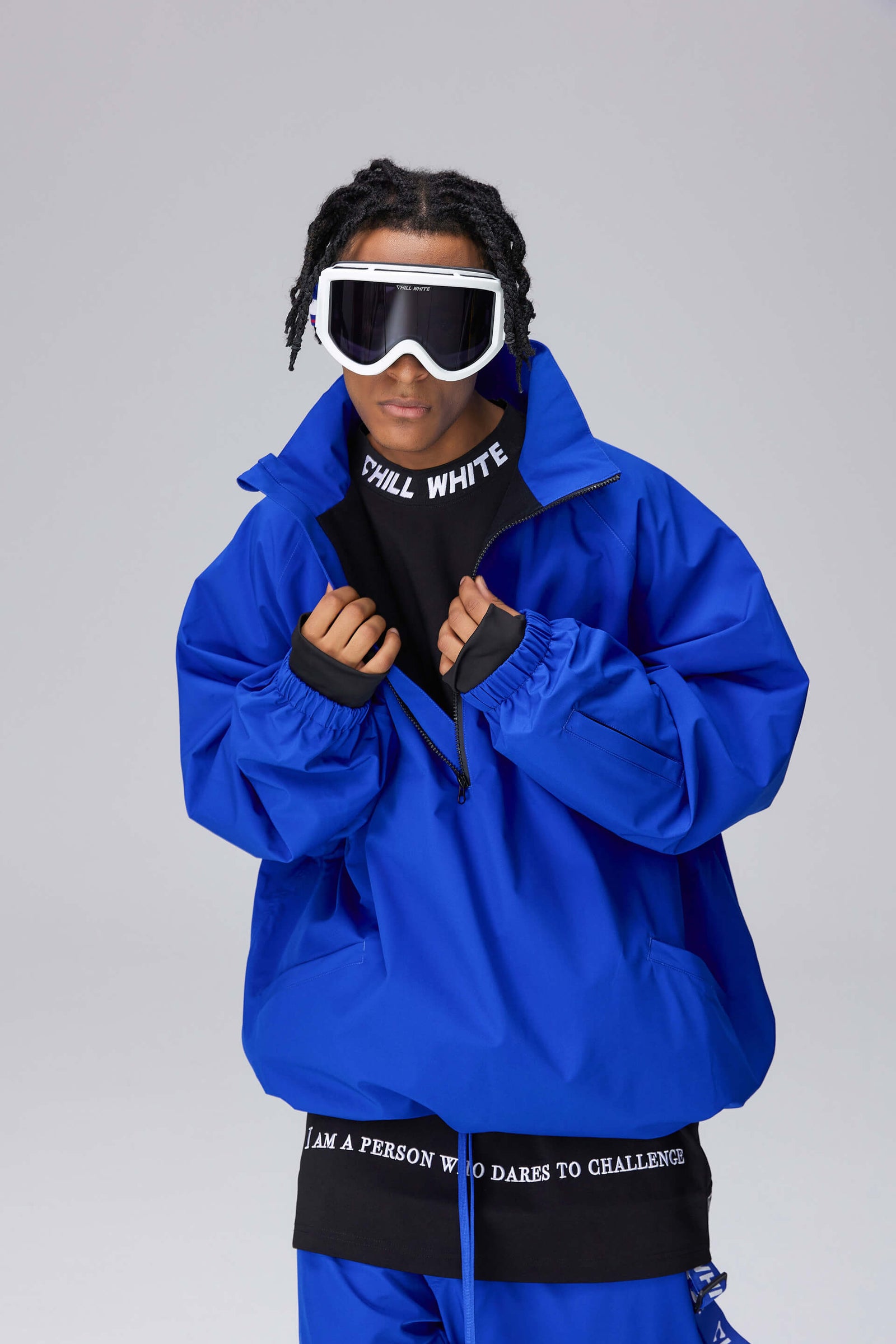 Unisex Klein Blue Snow Jacket & Pants