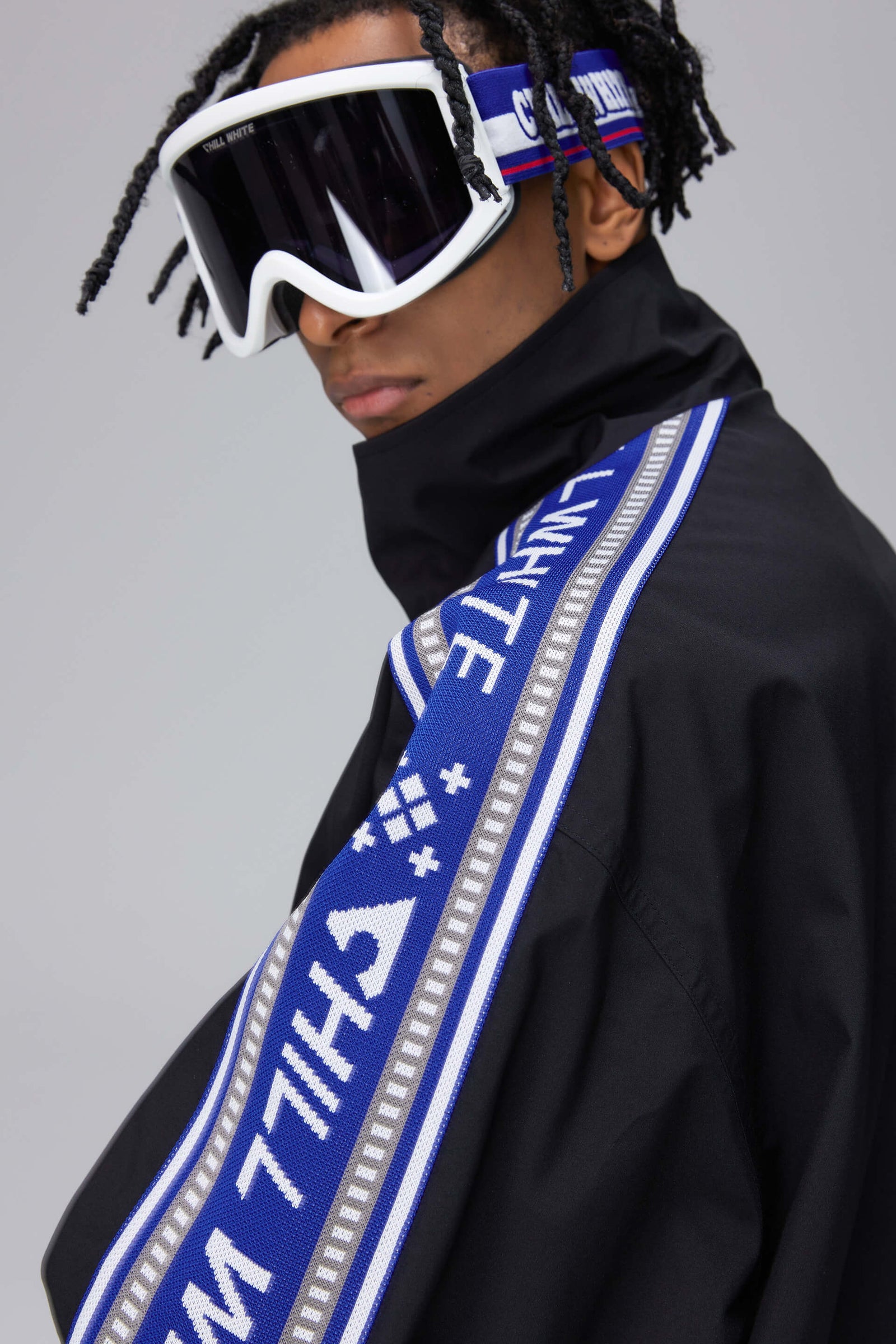 Unisex Black Snow Jacket & Pants (With Stripe)