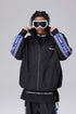 Unisex Black Snow Jacket & Pants (With Stripe)