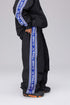 Unisex Black Snow Jacket & Pants (With Stripe)