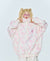 Bow Tie Fur Collar Hoodie