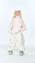 Bow Tie Fur Collar Hoodie