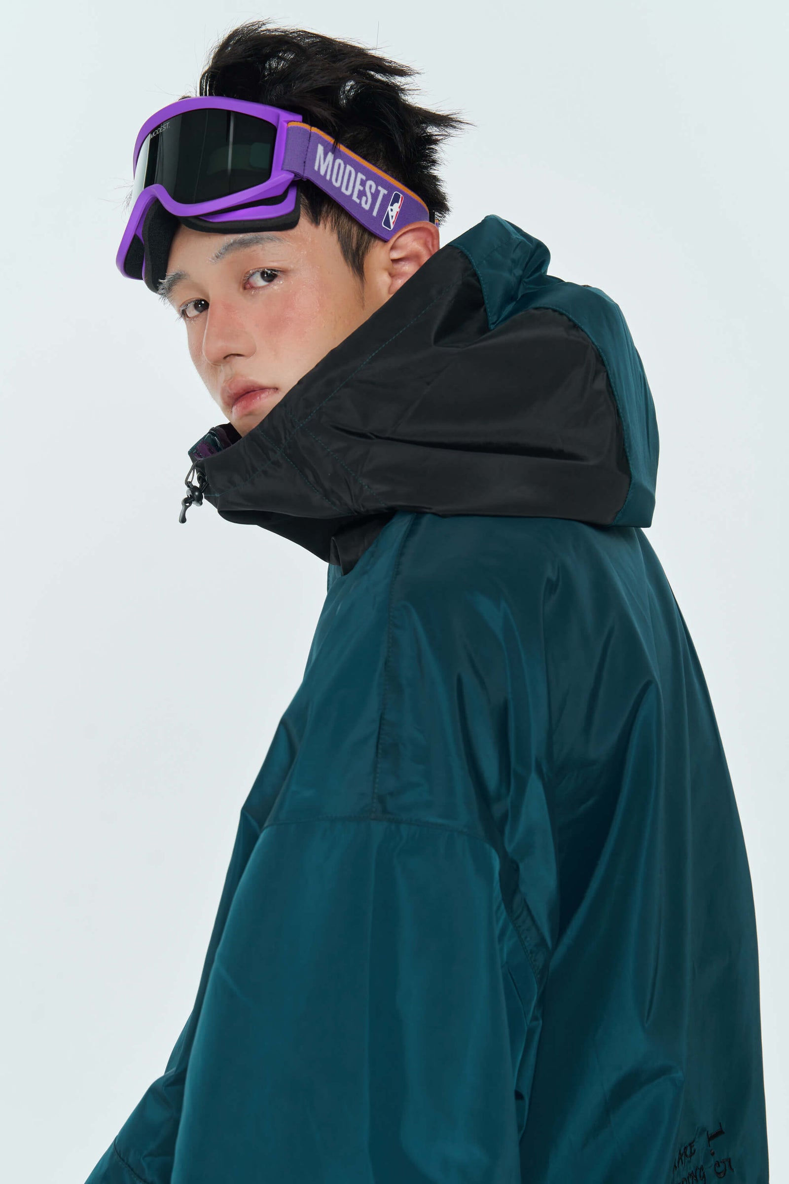 Green Hooded Snow Jacket