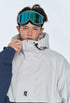 Blue, Gray, and White Waterproof Pullover Top
