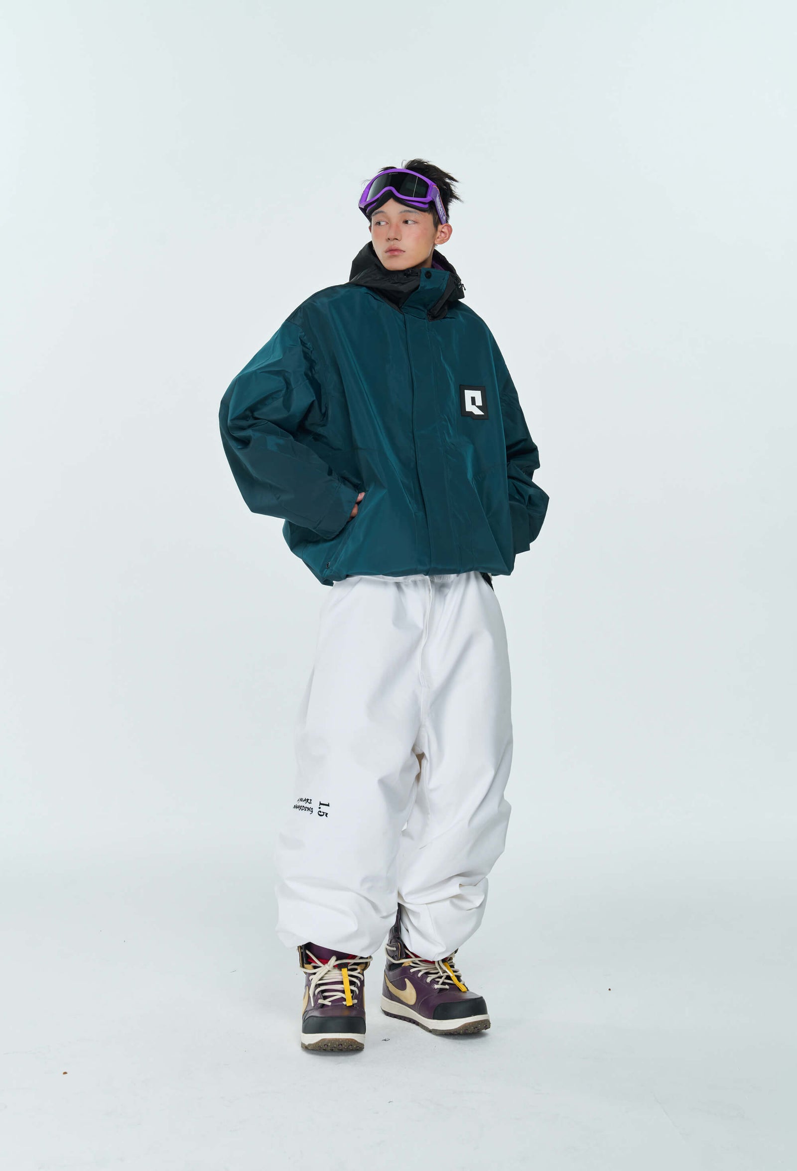 Green Hooded Snow Jacket