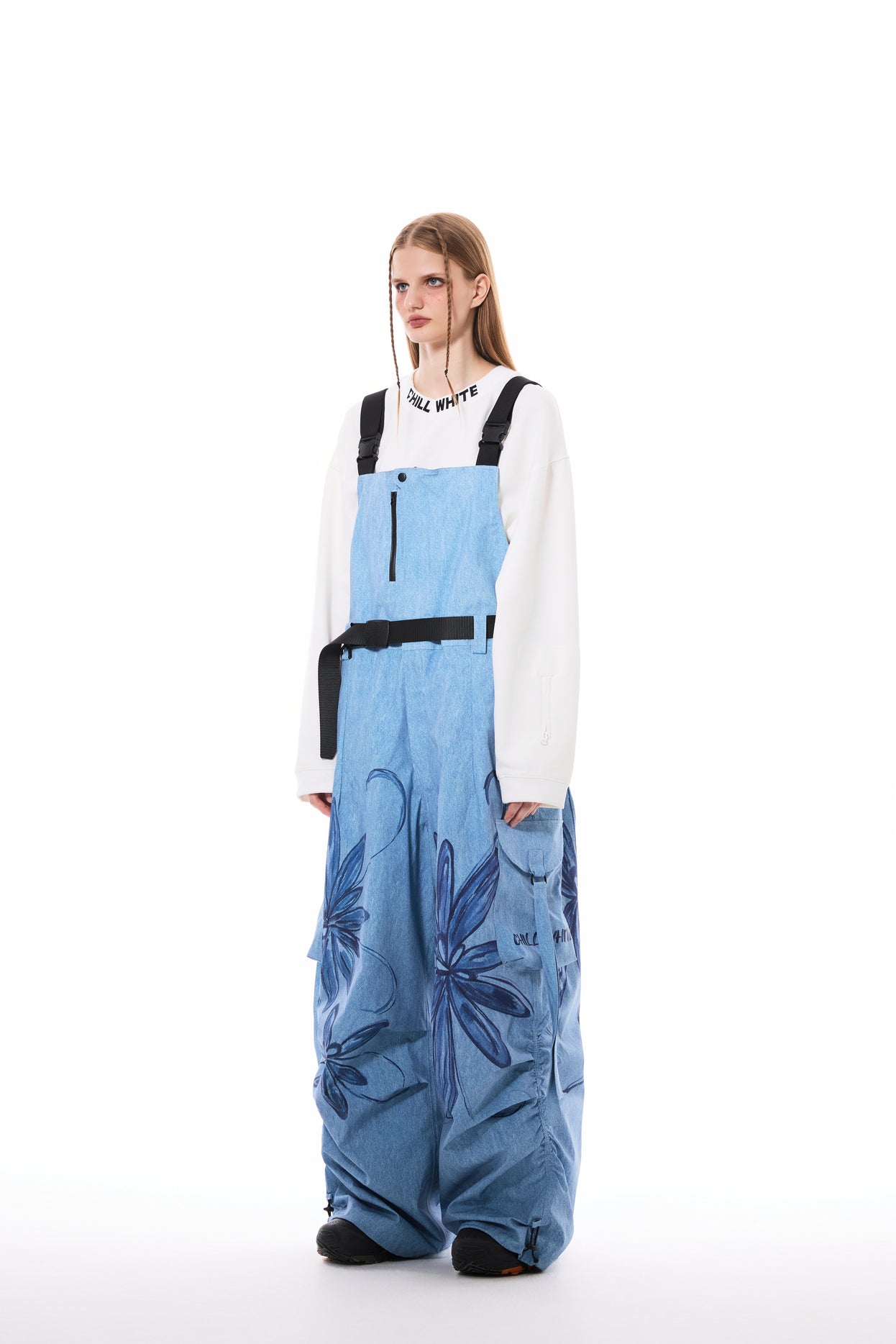 Graffiti Flower Snow Overalls