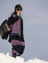 Unisex Purple/Black Snow Pants