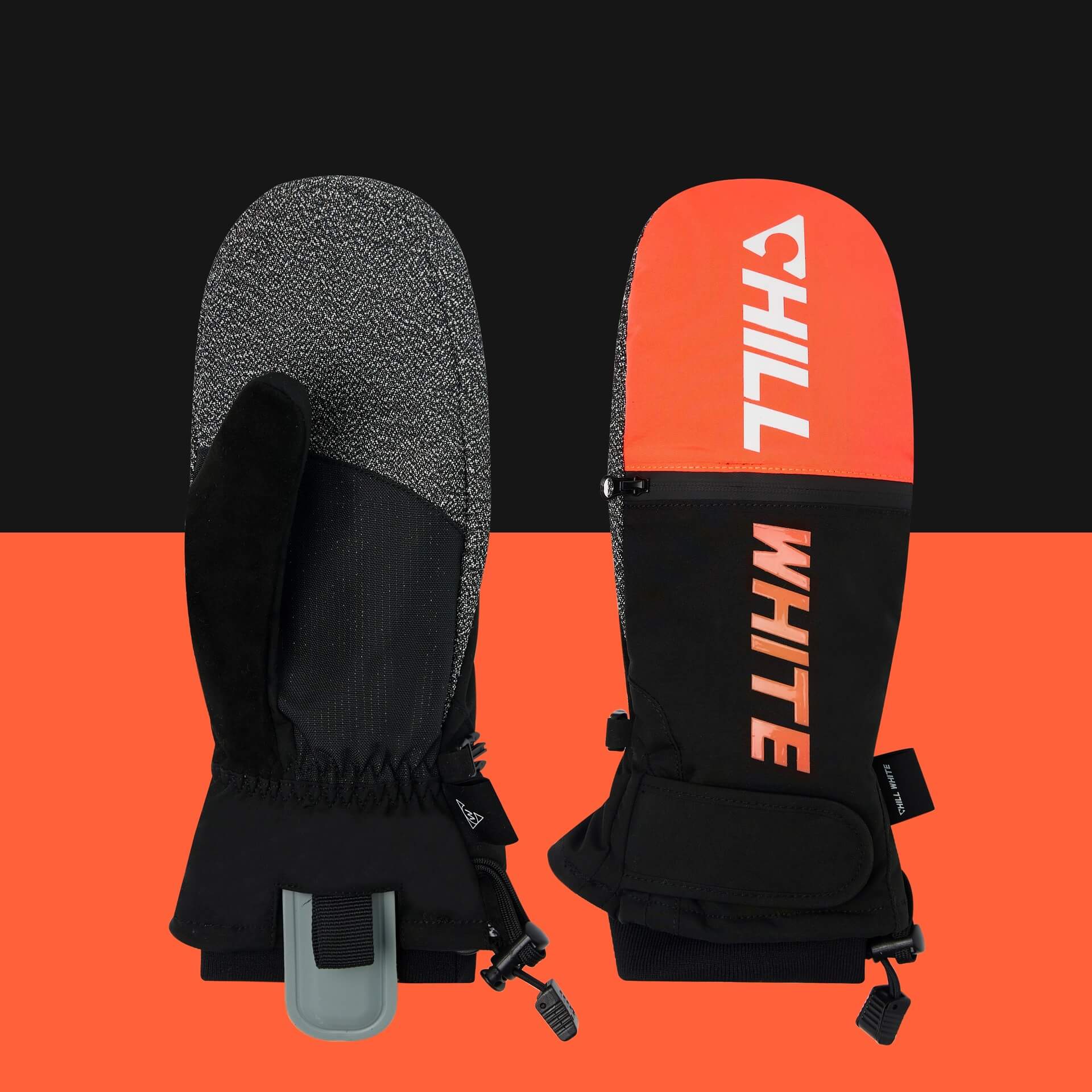 Snow Mitten With Built-in Wristguard
