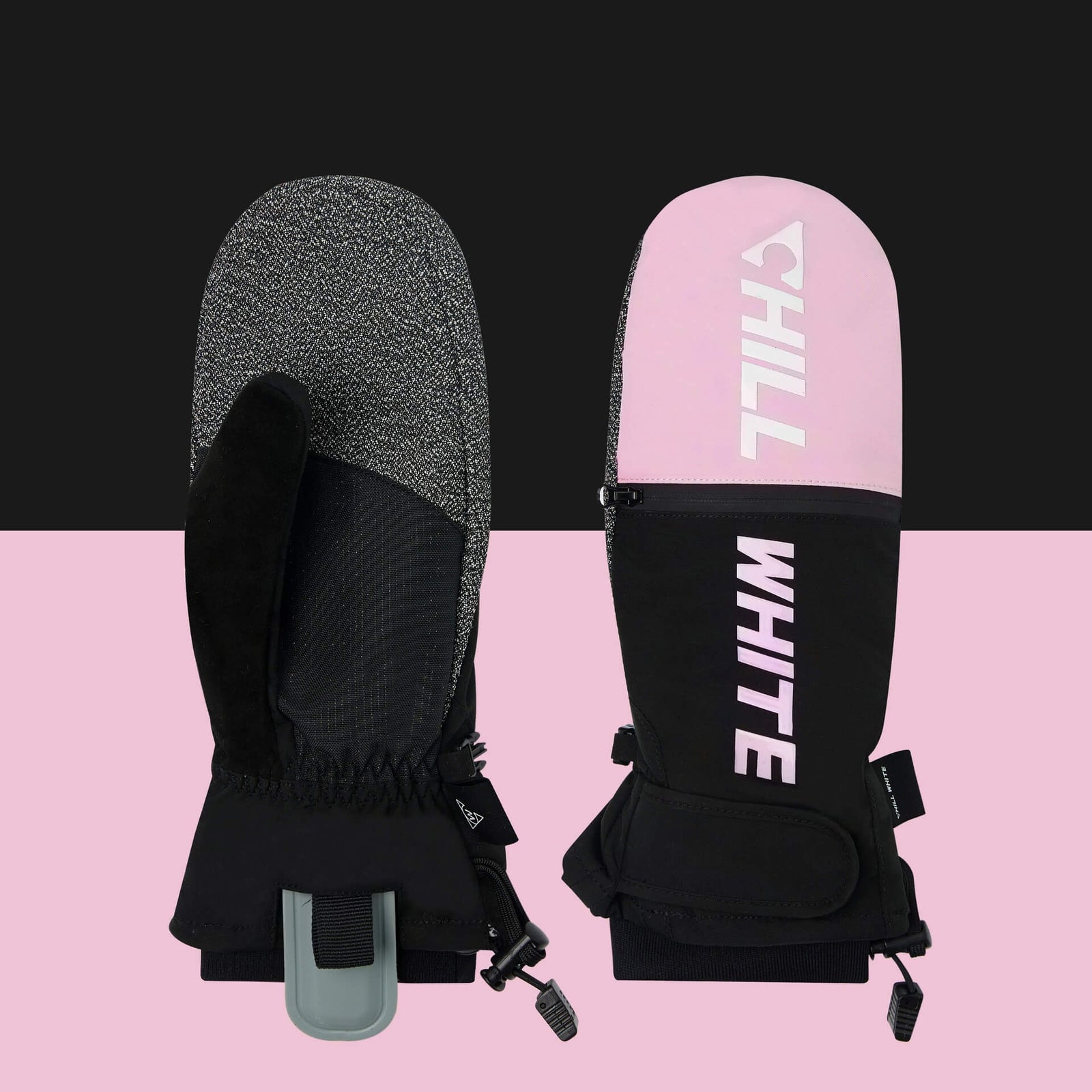 Snow Mitten With Built-in Wristguard