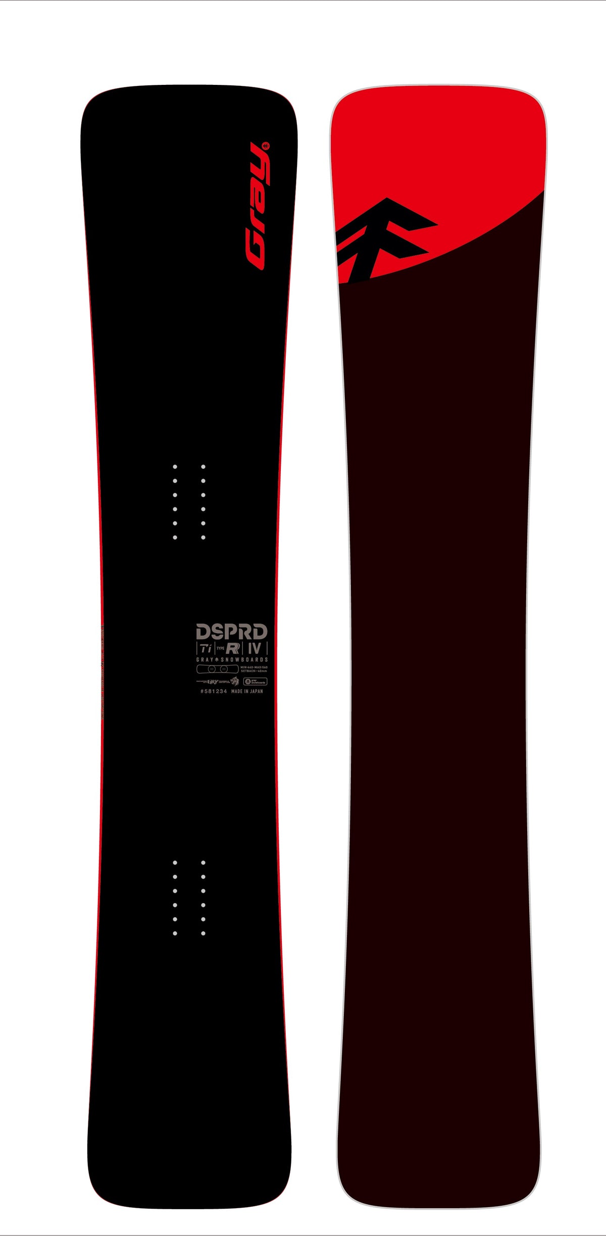 Gray Snowboards DSPRD Ti Type-R 27/28 Season