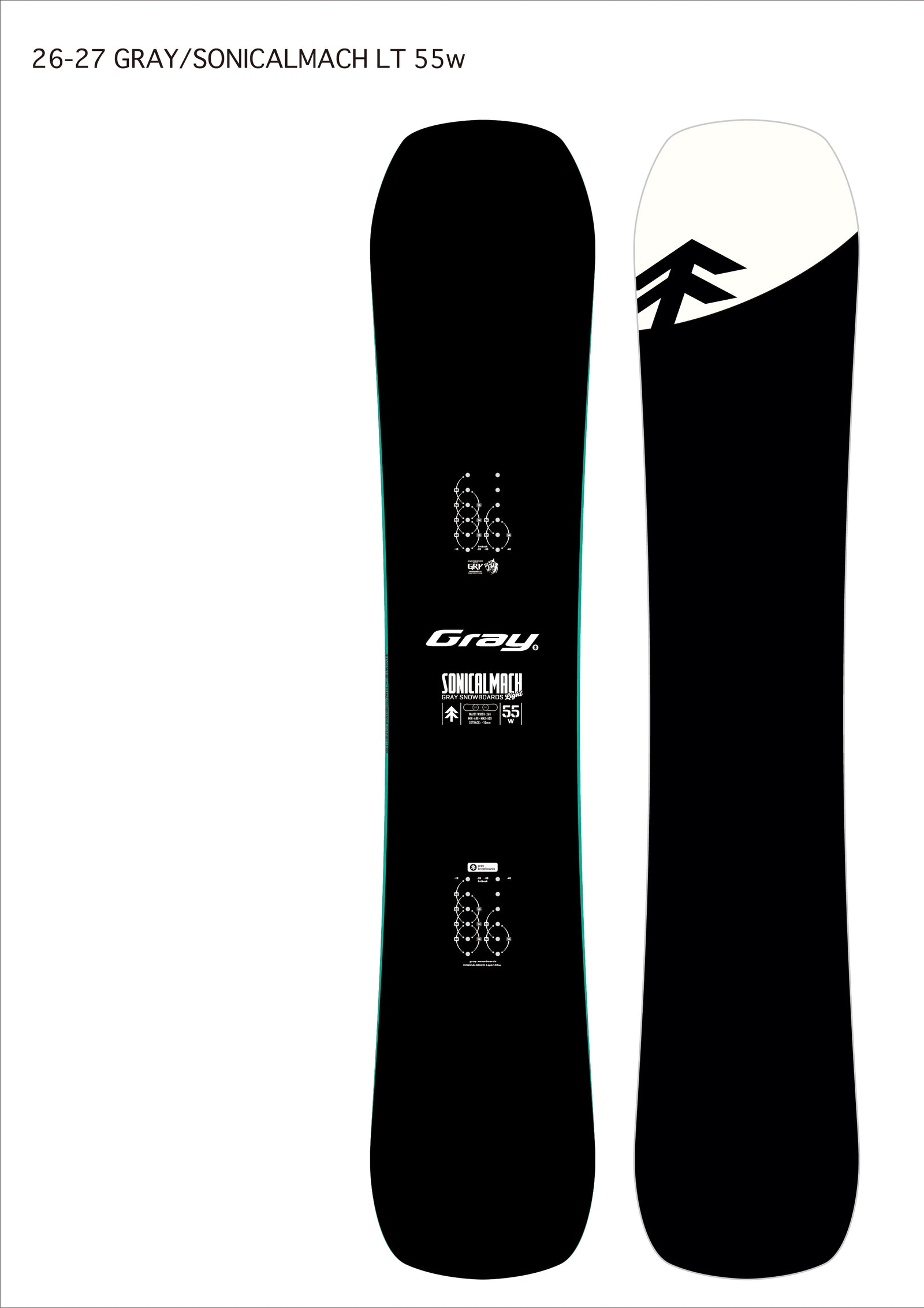Gray Mach LT Snowboard