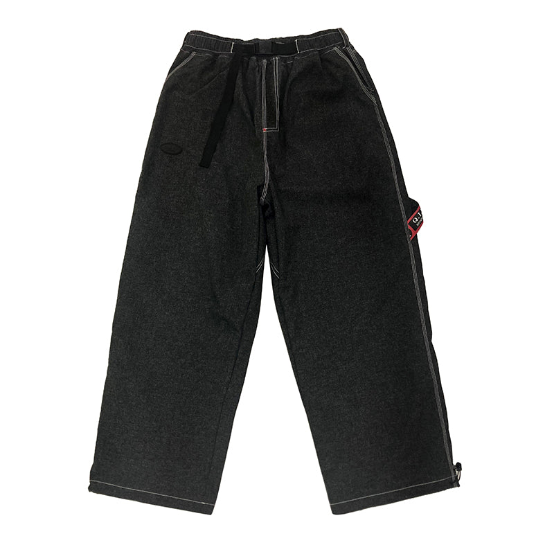 Unisex Denim Style Baggy Snow Pants