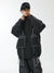 Unisex Black Panel Snow Jacket & Pants