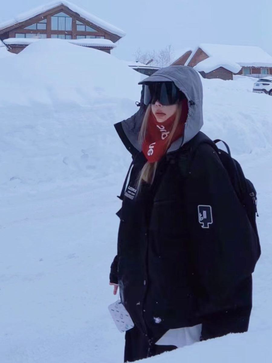 Unisex Fleece-Lined Shell/Snow Jacket