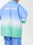 Unisex Gradient Blue/Green Snow Jacket & Pants