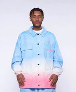 Unisex Gradient Blue/Pink Snow Jacket & Pants