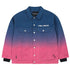Unisex Denim Style Gradient Color Snow Jacket & Pants